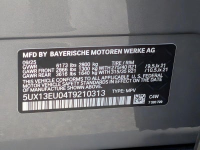 2026 BMW X5 sDrive40i Sports Activity Vehicle