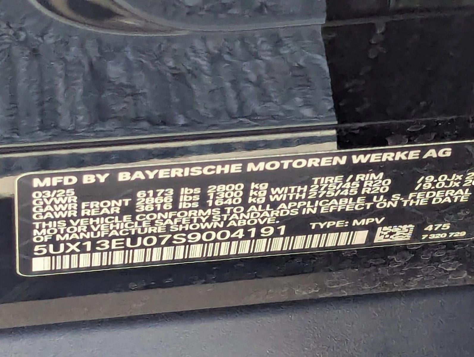 2025 BMW X5 sDrive40i Sports Activity Vehicle