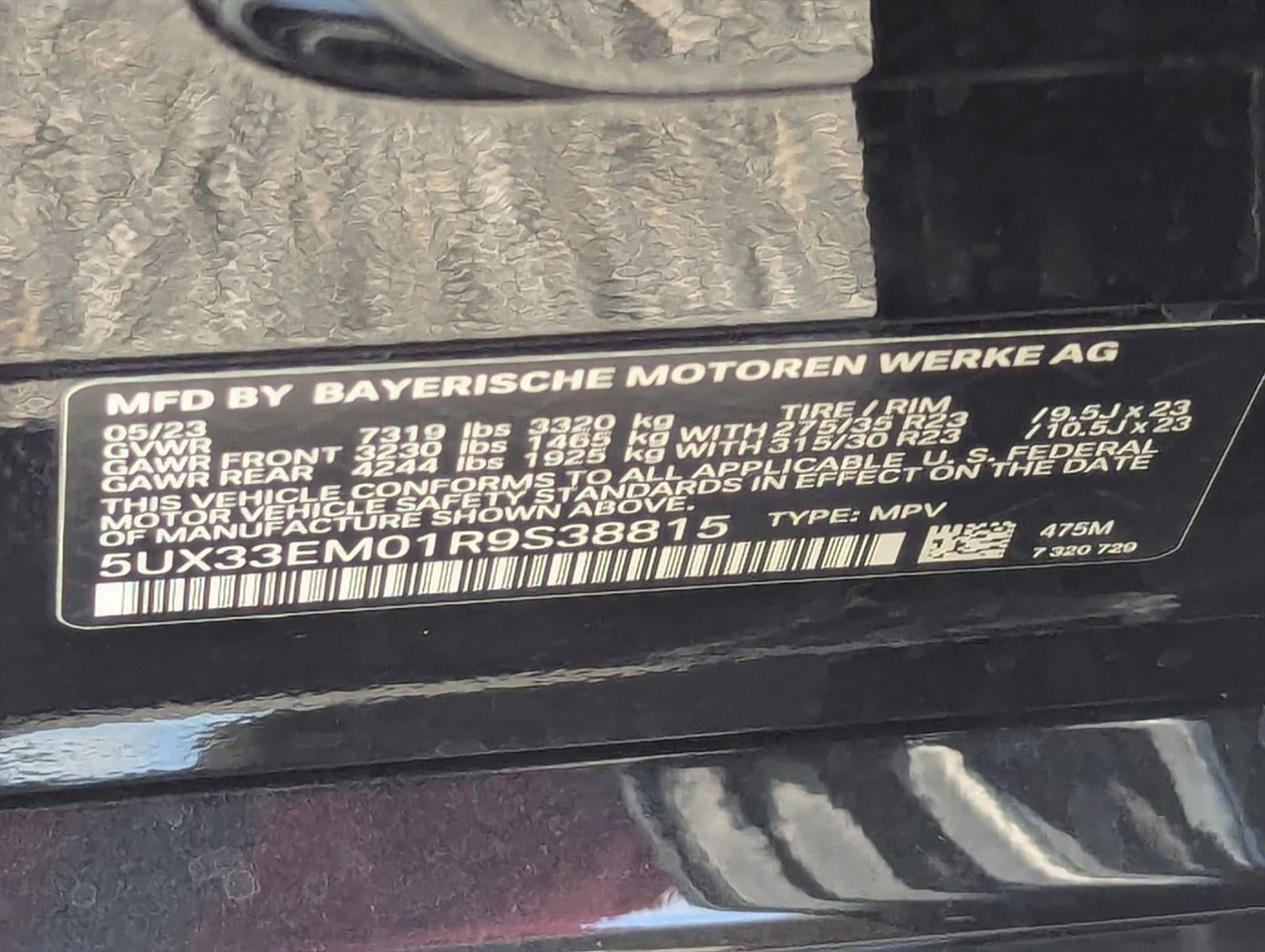 2024 BMW X7 M60i Sports Activity Vehicle