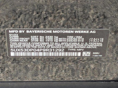 2023 BMW X3 xDrive30i Sports Activity Vehicle