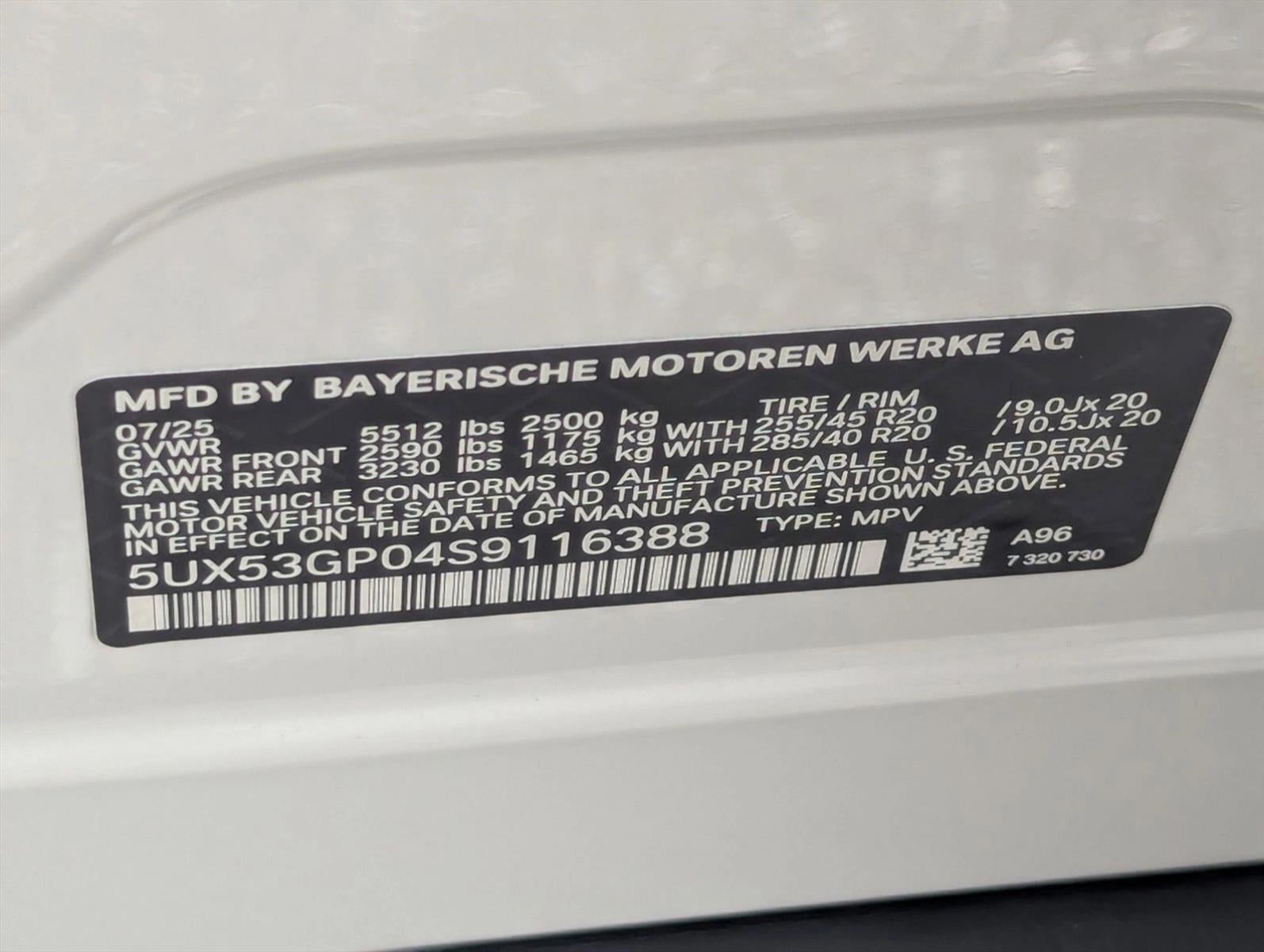 2025 BMW X3 30 xDrive Sports Activity Vehicle