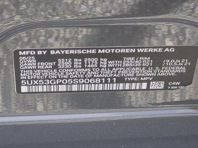 2025 BMW X3 30 xDrive Sports Activity Vehicle