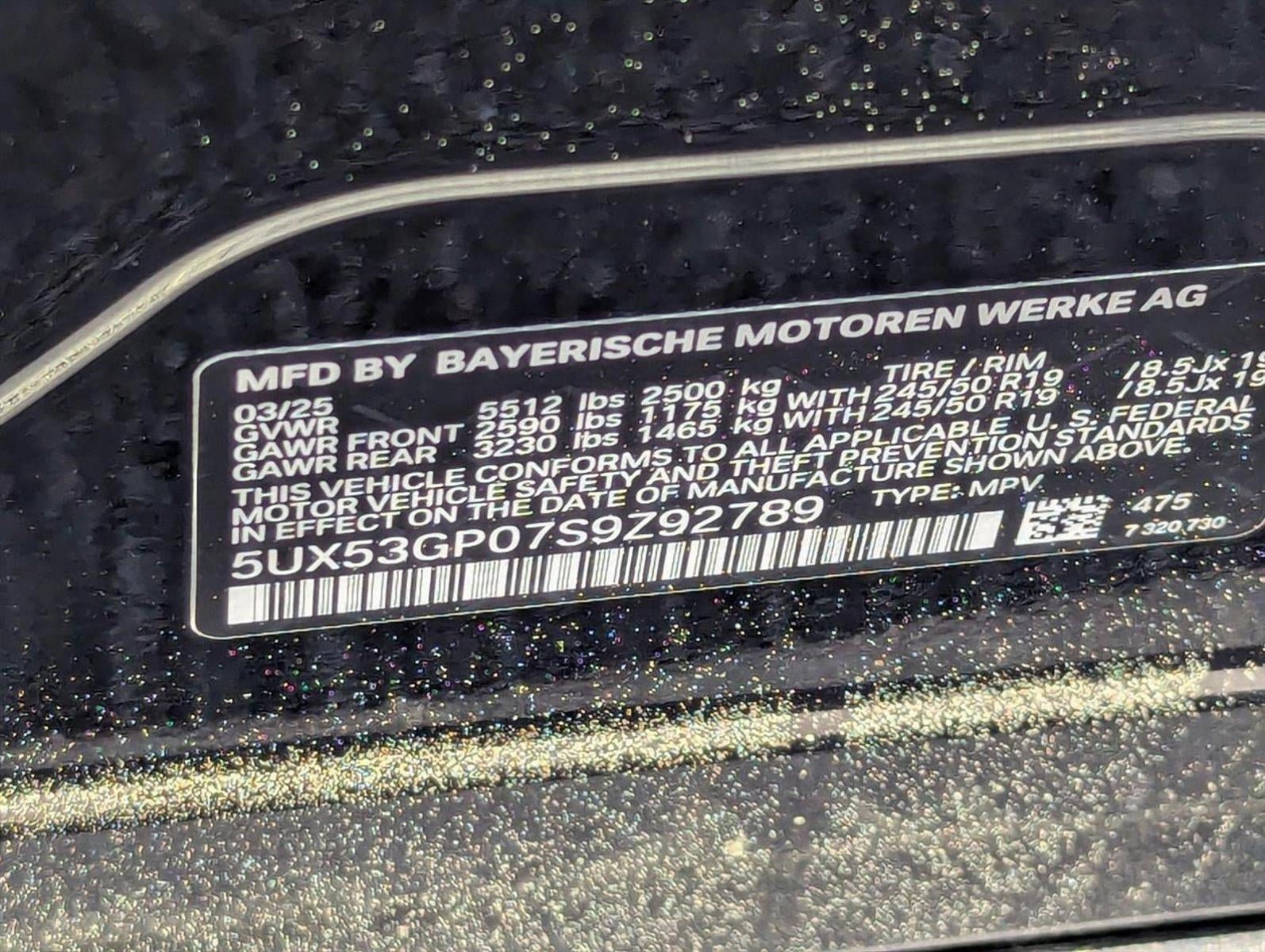 2025 BMW X3 30 xDrive Sports Activity Vehicle