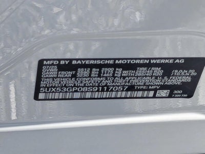 2025 BMW X3 30 xDrive Sports Activity Vehicle