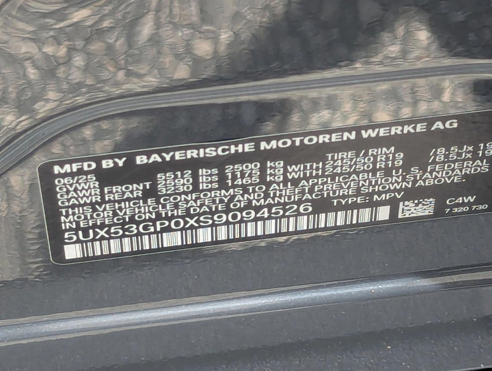 2025 BMW X3 30 xDrive Sports Activity Vehicle