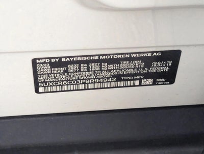 2023 BMW X5 xDrive40i Sports Activity Vehicle