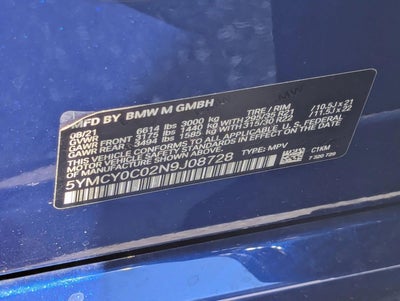 2022 BMW X6 M X6 M Sports Activity Coupe