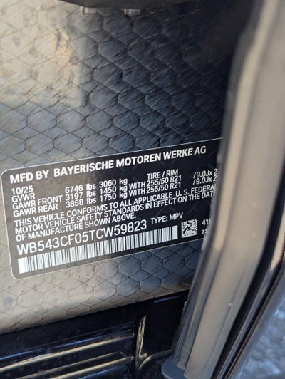 2026 BMW iX Sports Activity Vehicle