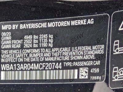 2021 BMW M440i xDrive Coupe