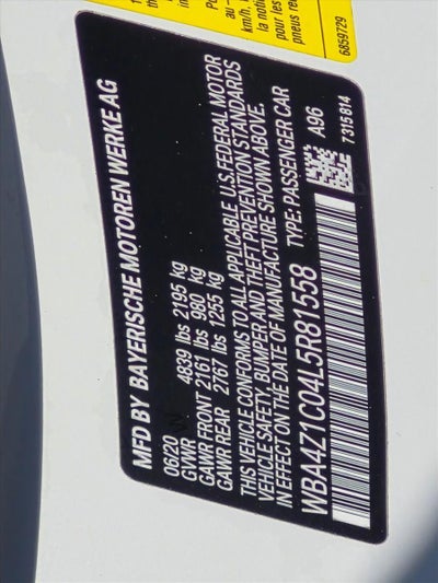 2020 BMW 430i Convertible
