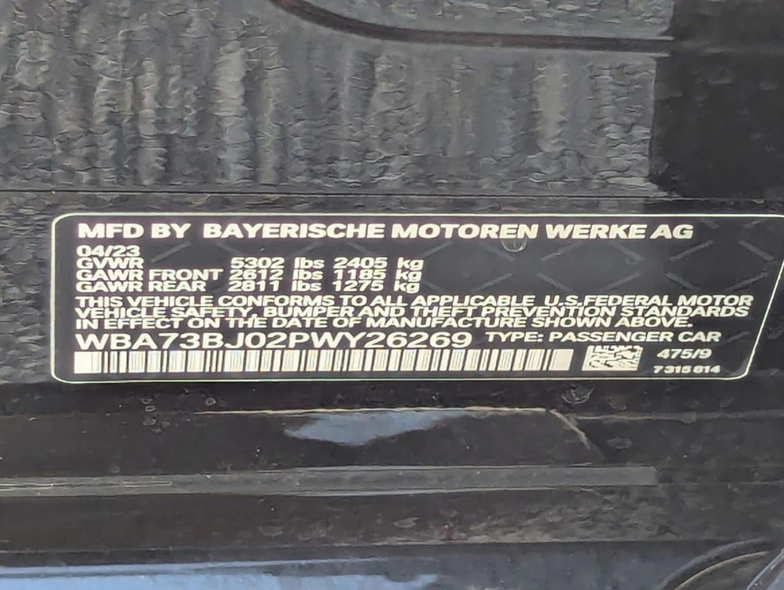 2023 BMW 540i xDrive Sedan