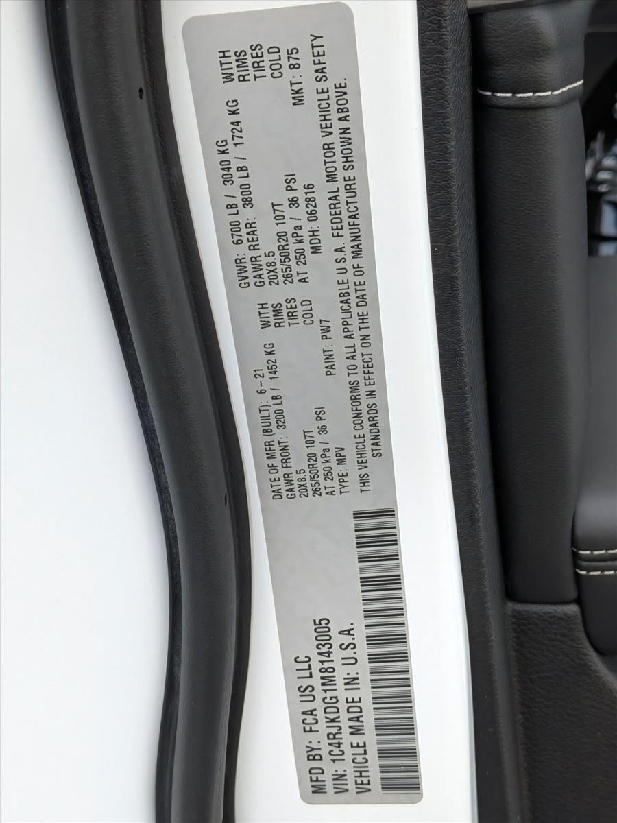 2021 Jeep Grand Cherokee L Overland 4x4