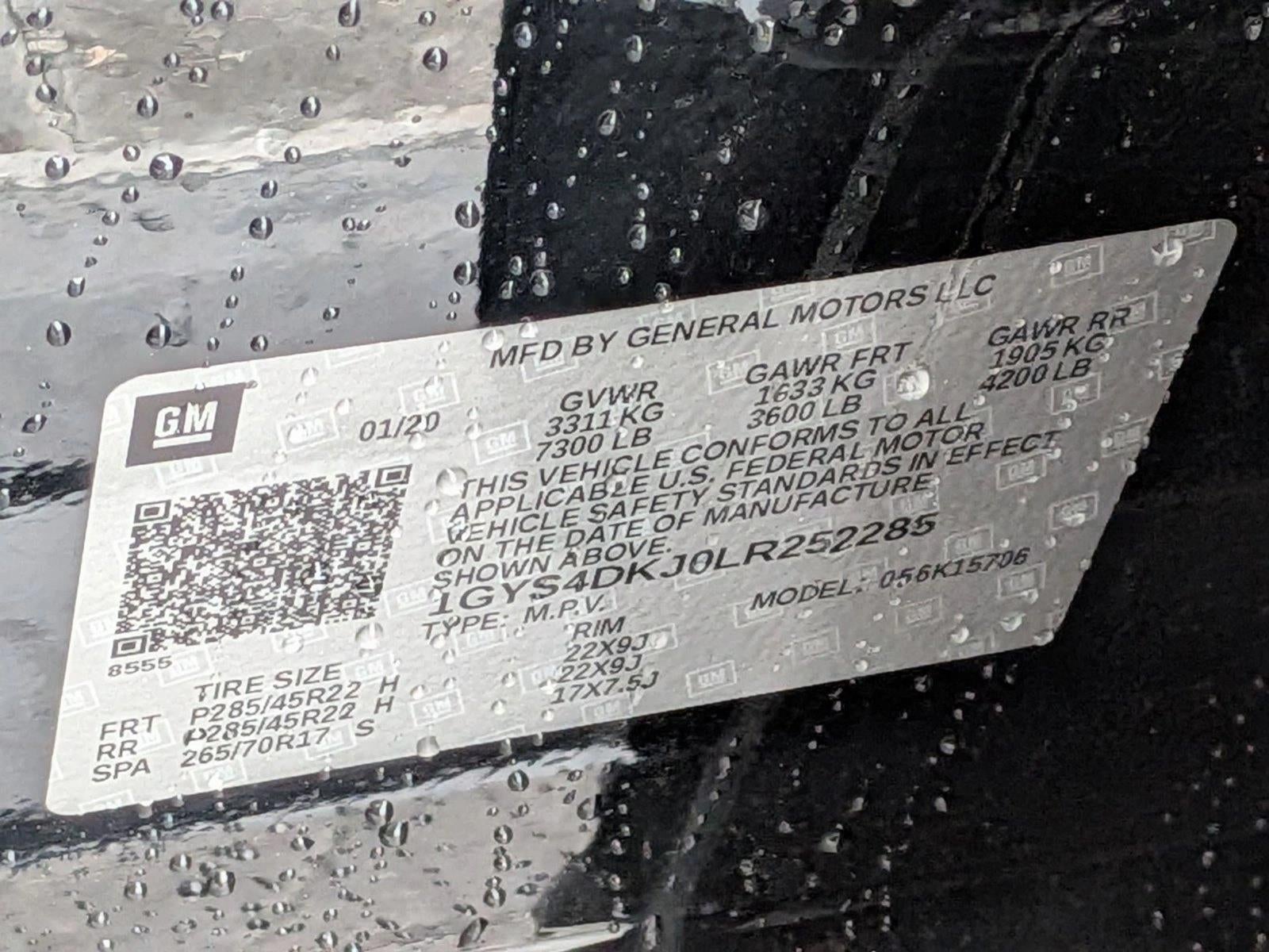 2020 Cadillac Escalade 4WD Platinum