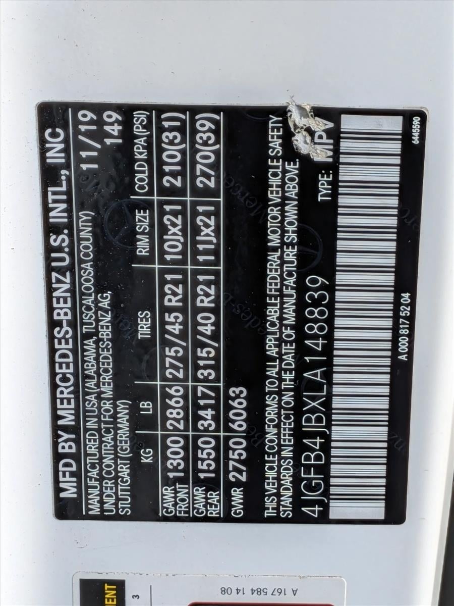 2020 Mercedes-Benz GLE GLE 350 SUV