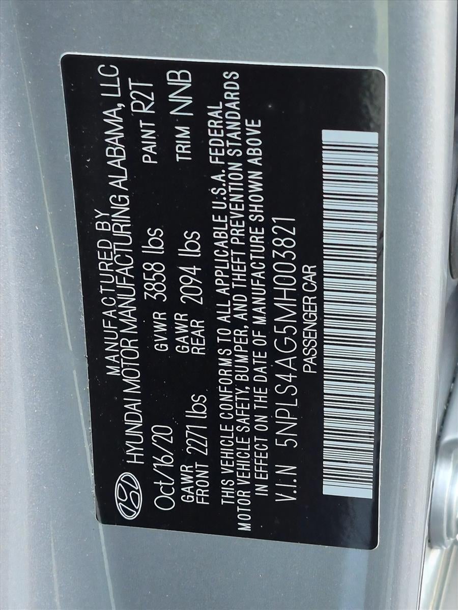 2021 Hyundai ELANTRA SEL IVT