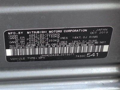 2020 Mitsubishi Outlander ES FWD