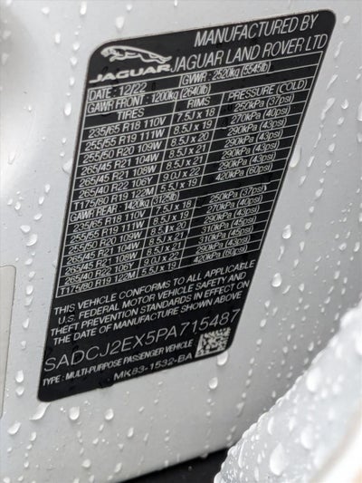 2023 Jaguar F-PACE S P250 AWD