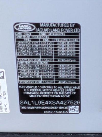 2025 Land Rover Range Rover Sport P460 PHEV Dynamic SE