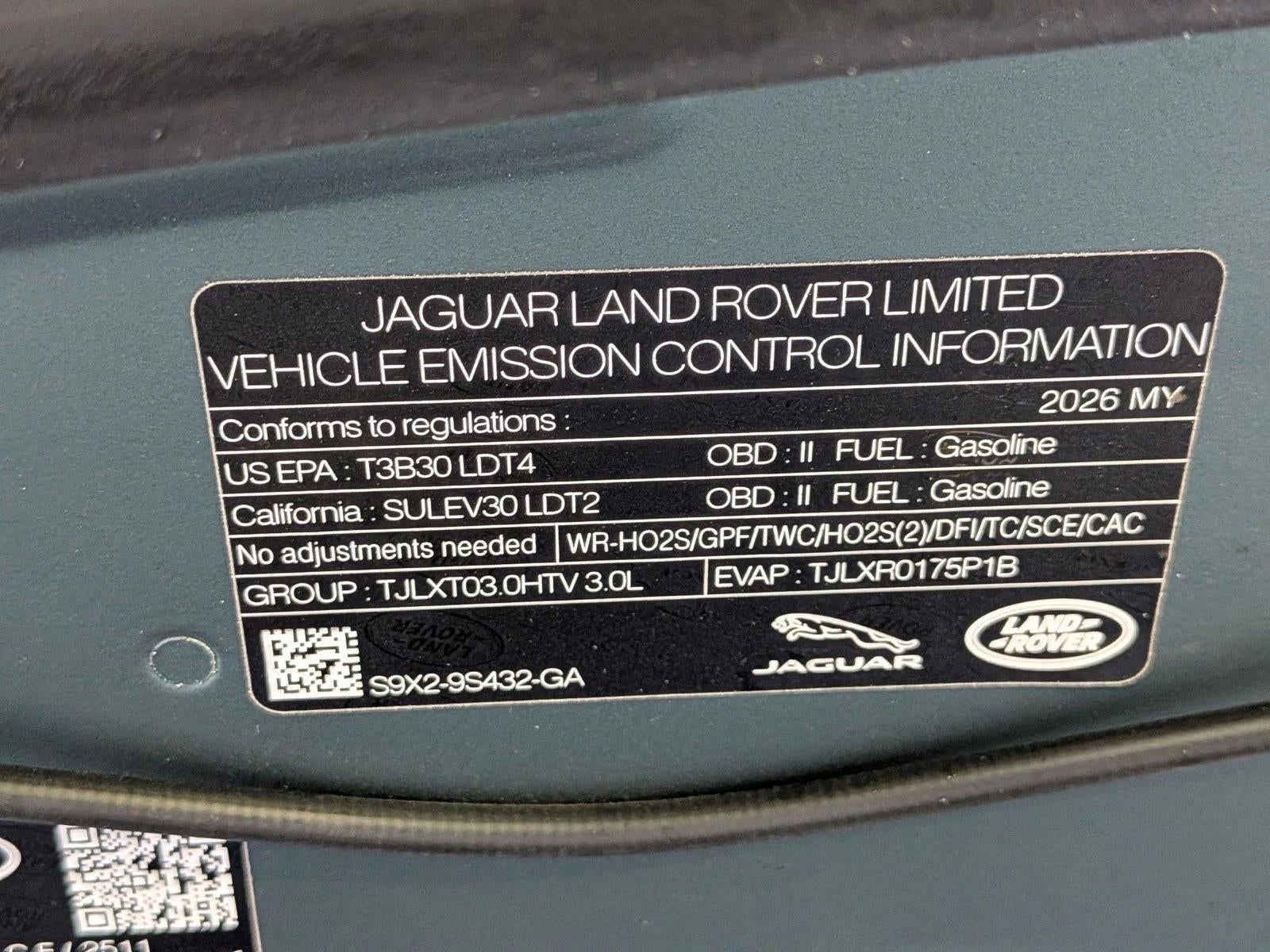 2026 Land Rover Range Rover Sport P400 Dynamic SE