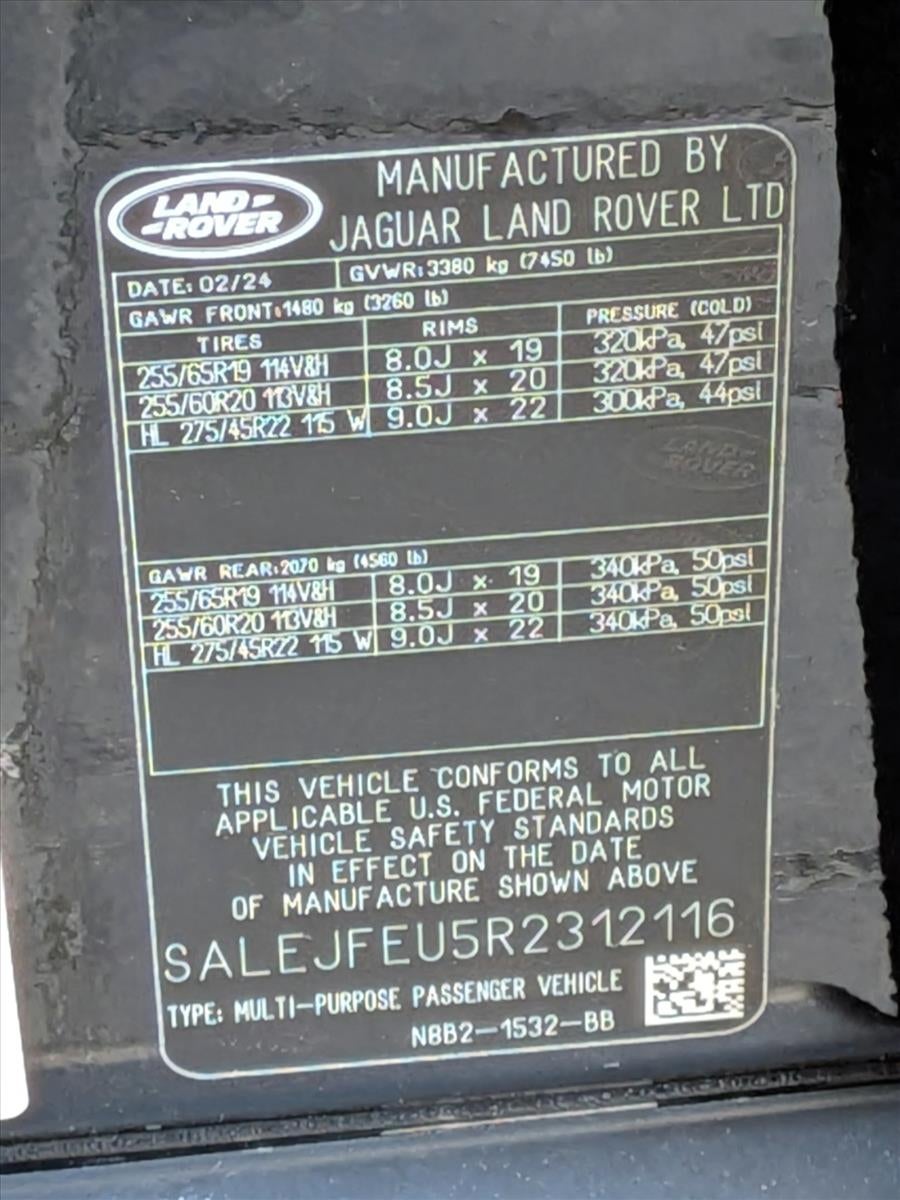 2024 Land Rover Defender 130 P400 S