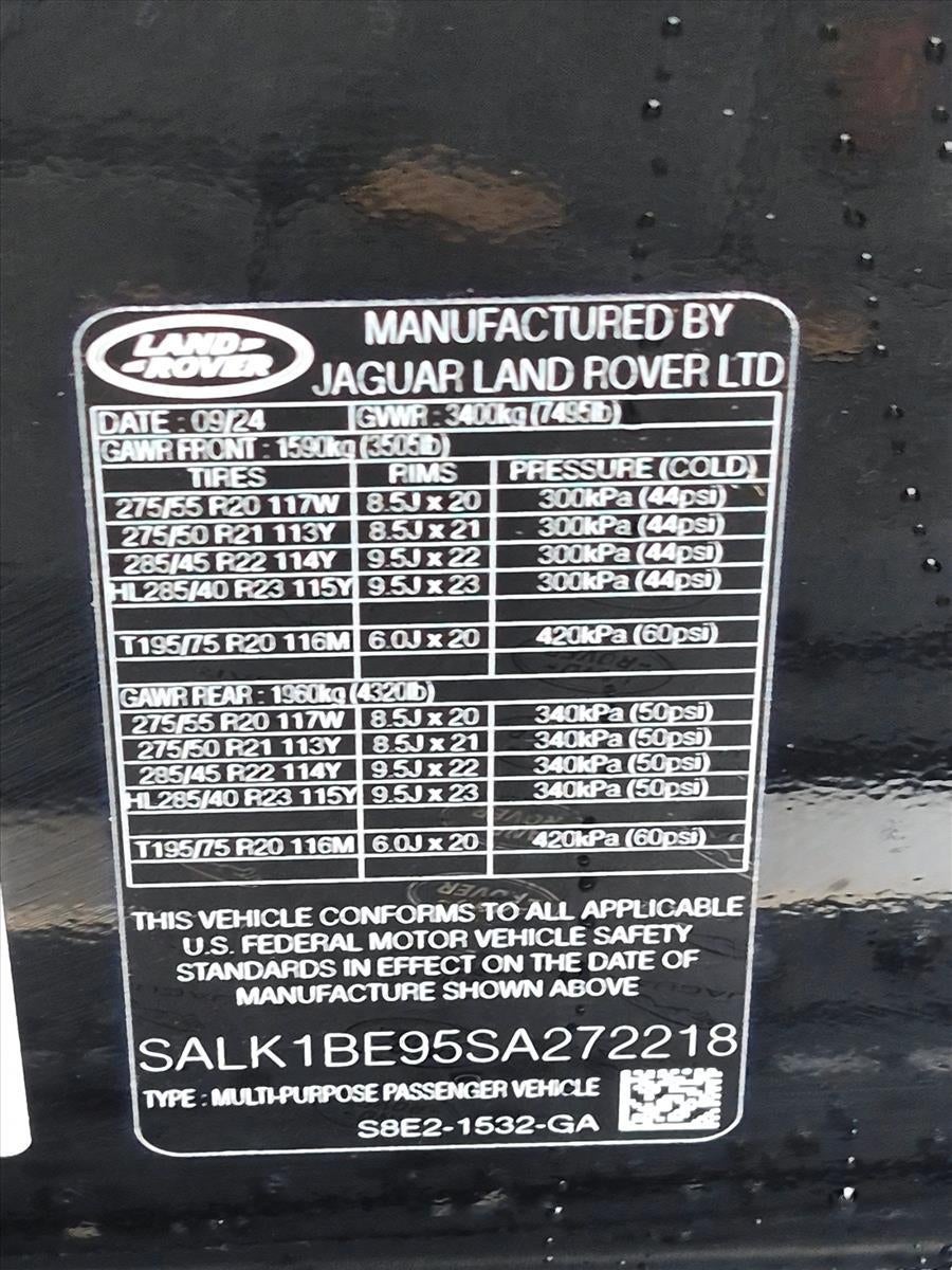 2025 Land Rover Range Rover P530 Autobiography LWB