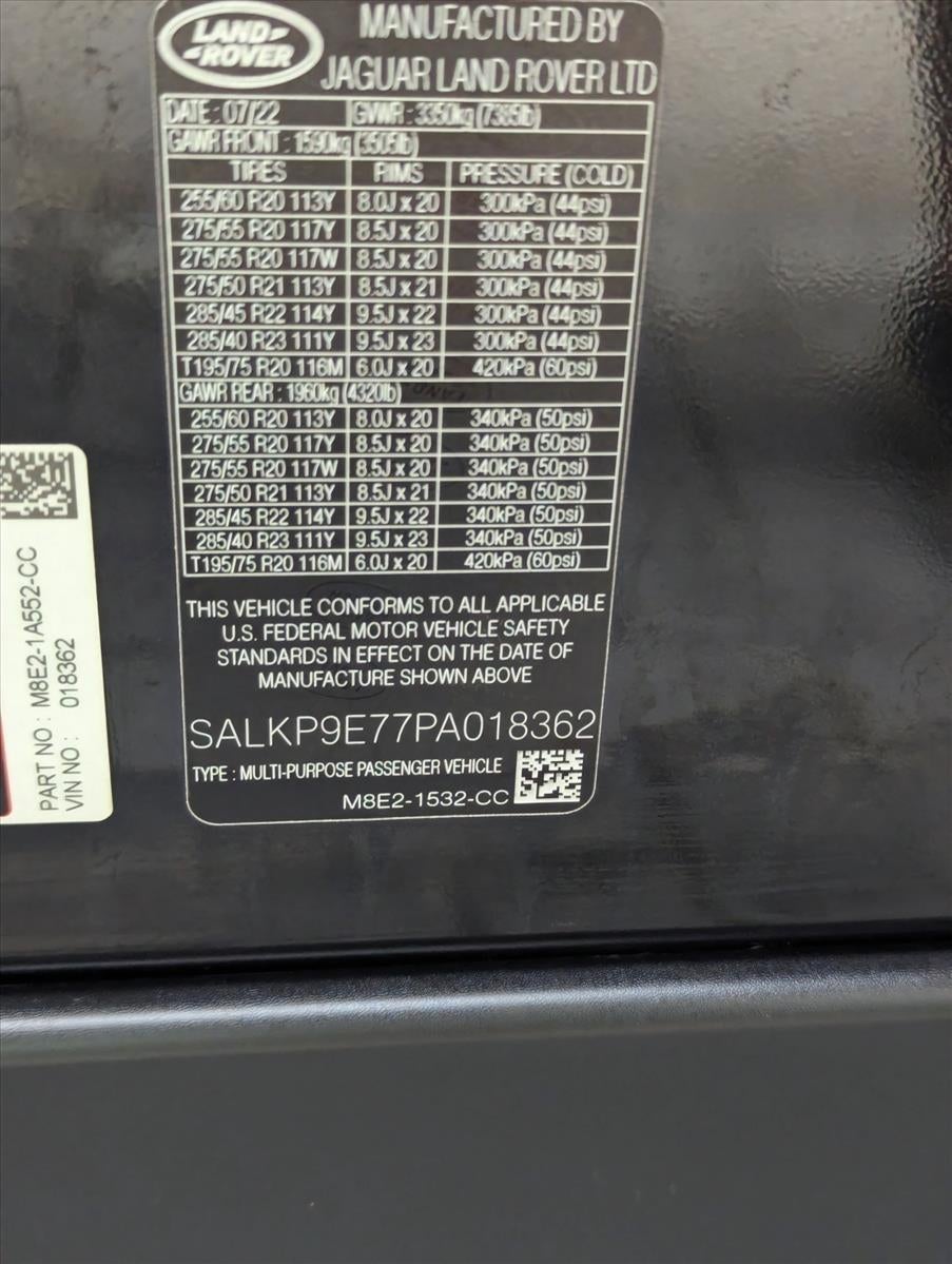 2023 Land Rover Range Rover P530 SE SWB