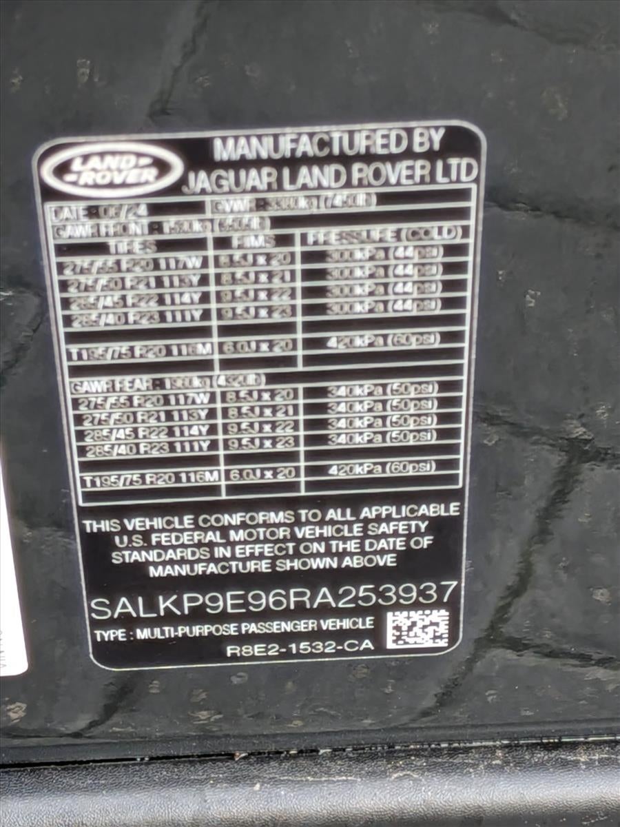 2024 Land Rover Range Rover P530 SE SWB