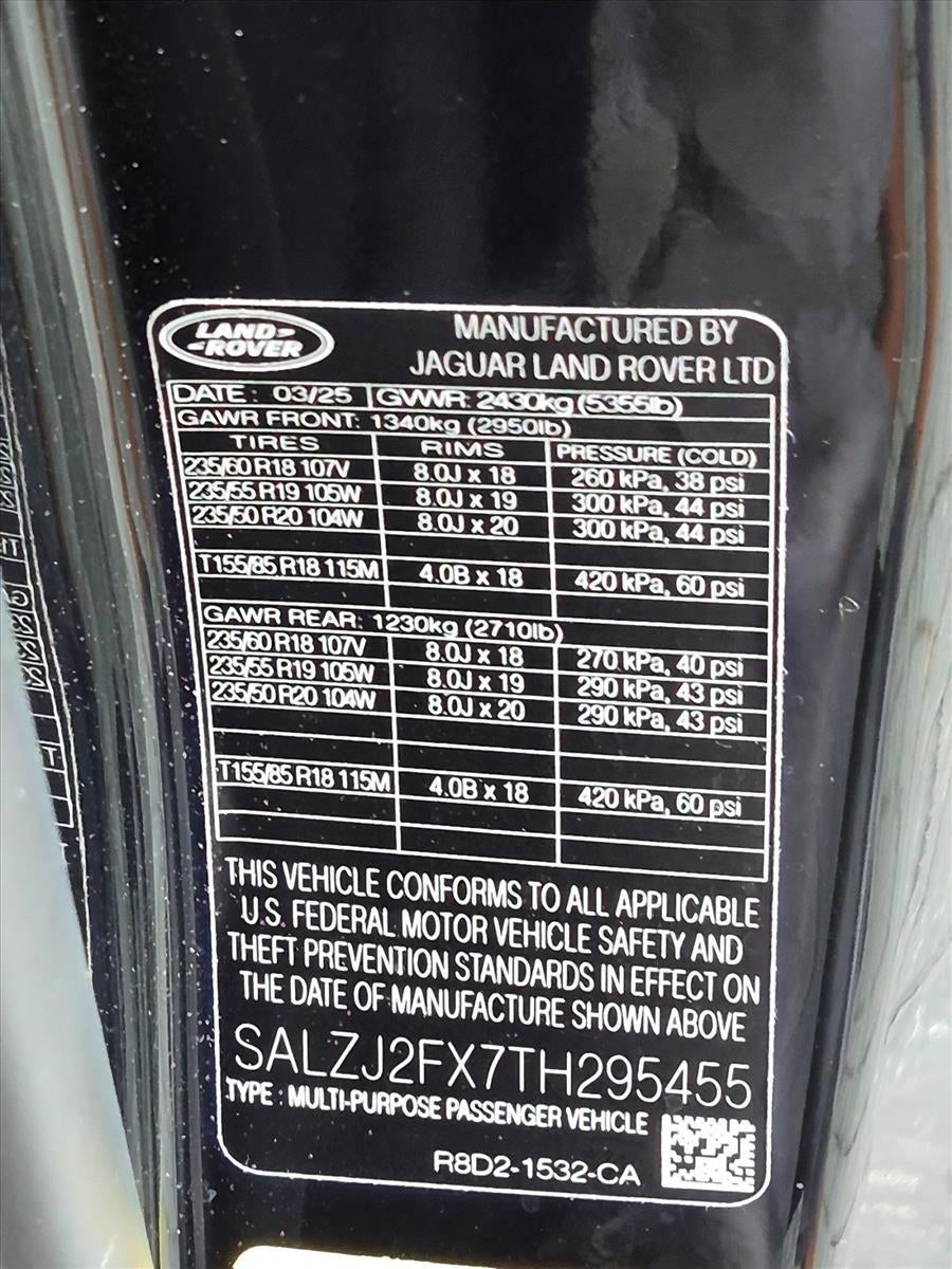 2026 Land Rover Range Rover Evoque Core S AWD