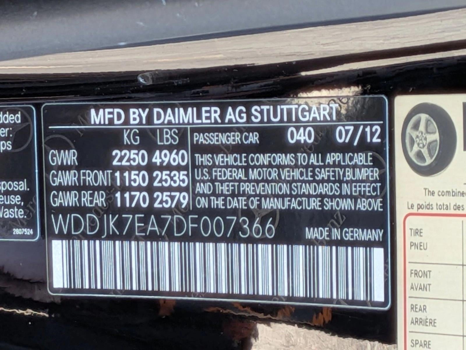 2013 Mercedes-Benz SL-Class SL 63