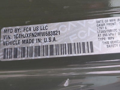 2021 Jeep Wrangler Unlimited Rubicon 4x4