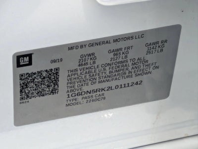 2020 Cadillac CT5 4dr Sdn Premium Luxury