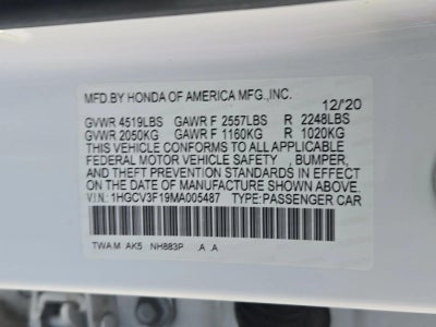 2021 Honda Accord Hybrid Sedan