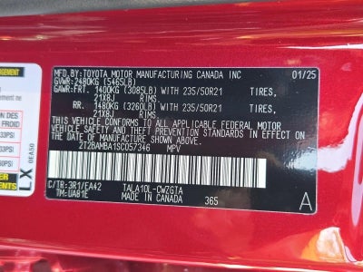 2025 Lexus RX 350 Premium FWD
