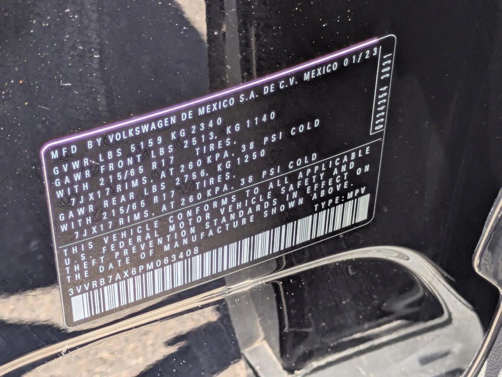 2023 Volkswagen Tiguan 2.0T S FWD