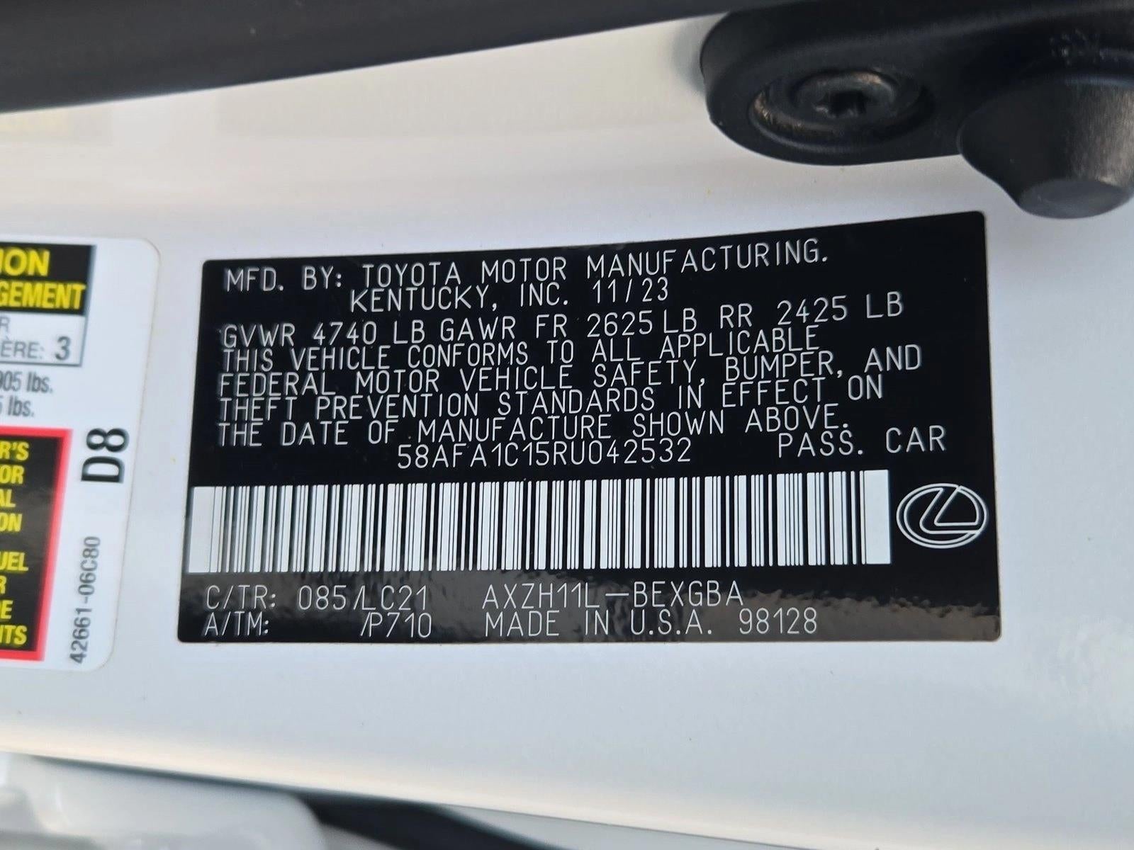 2024 Lexus ES 300h Ultra Luxury FWD