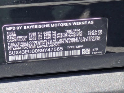 2025 BMW X5 xDrive50e Plug-In Hybrid