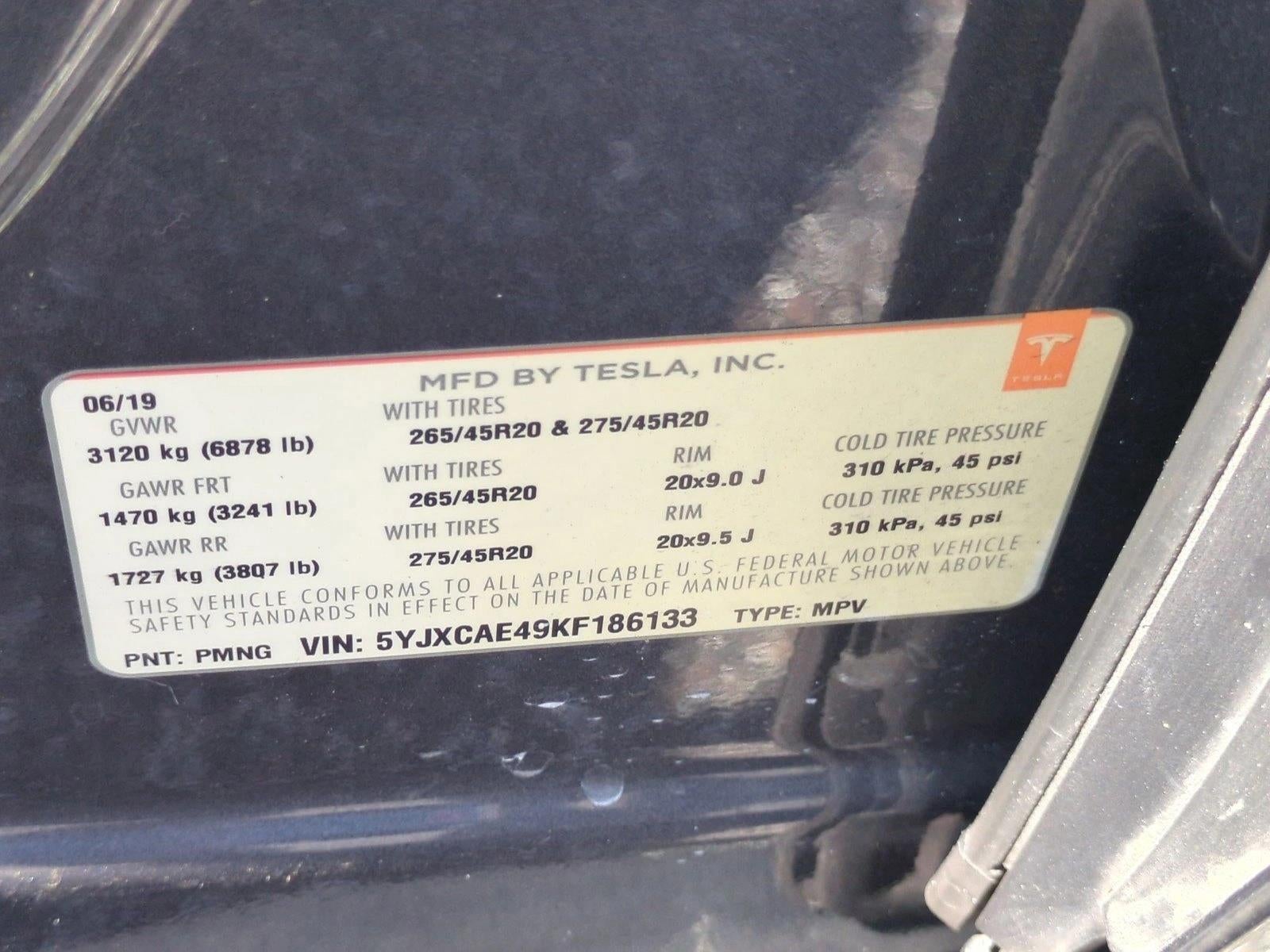 2019 Tesla Model X P100D AWD *Ltd Avail*