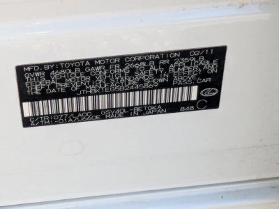 2011 Lexus ES 350 4dr Sdn