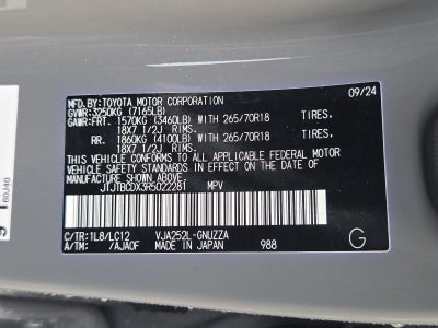 2024 Lexus GX 550 Overtrail 4WD