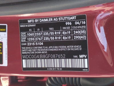 2016 Mercedes-Benz GLC GLC 300 SUV