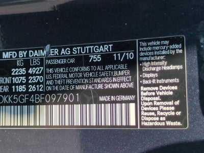 2011 Mercedes-Benz E-Class E 350 Cabriolet