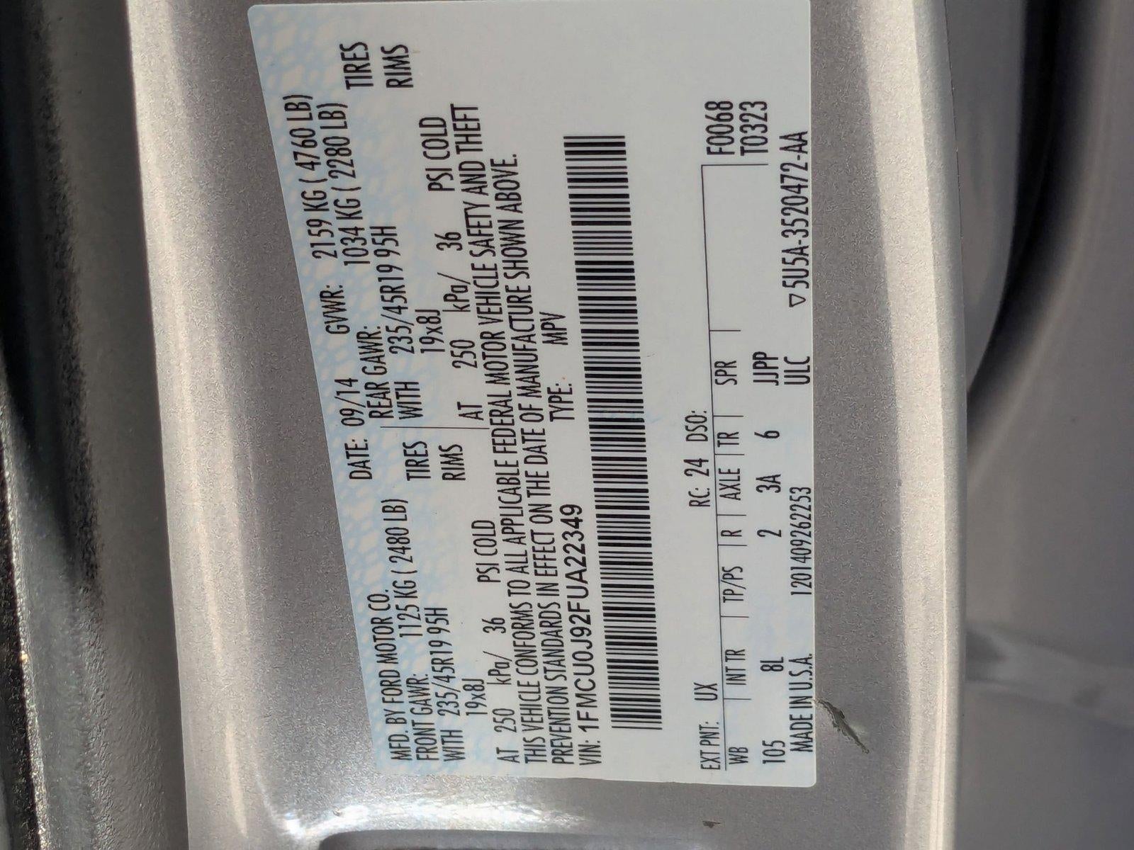 2015 Ford Escape FWD 4dr Titanium