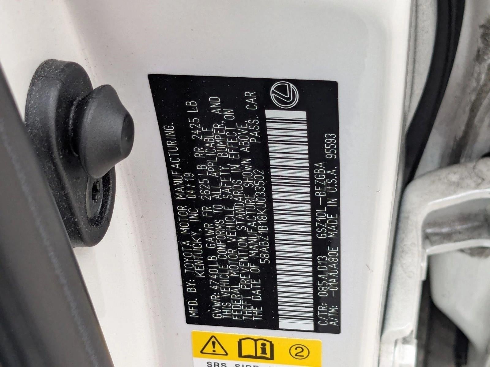 2019 Lexus ES 350 FWD