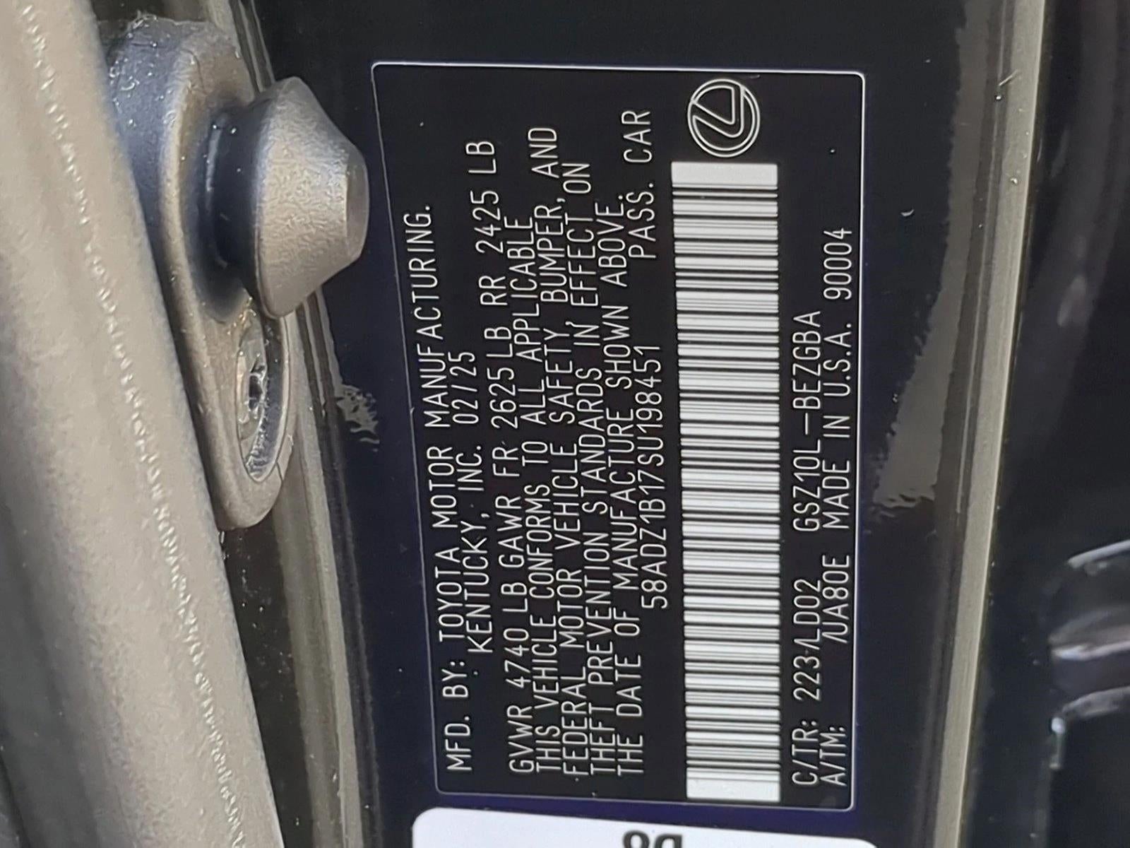 2025 Lexus ES 350 FWD