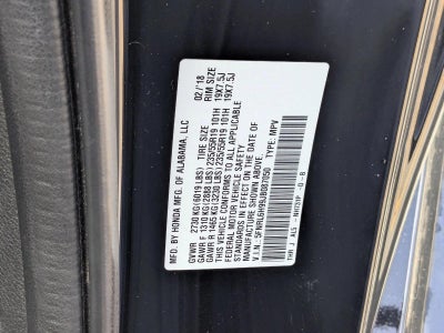 2018 Honda Odyssey Elite Auto