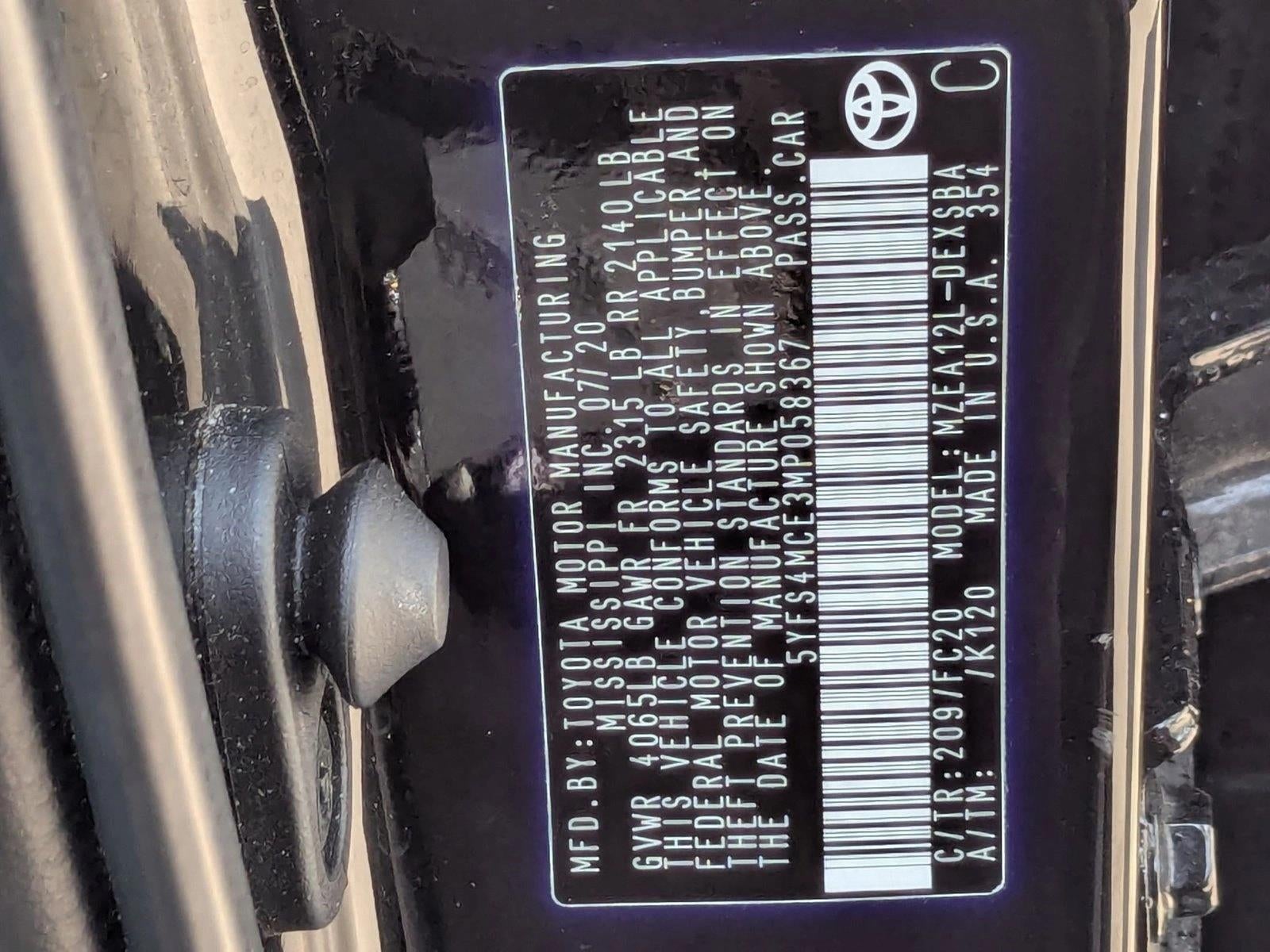 2021 Toyota Corolla SE CVT (Natl)