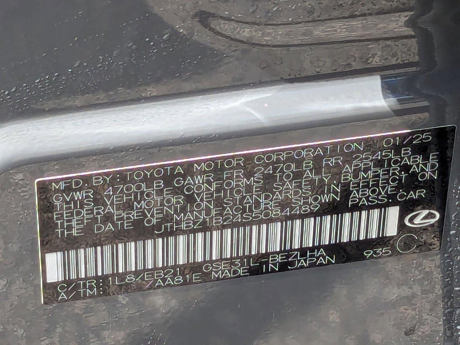 2025 Lexus IS 350 F SPORT Design RWD