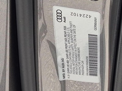 2022 Audi A4 Sedan Premium 40 TFSI quattro