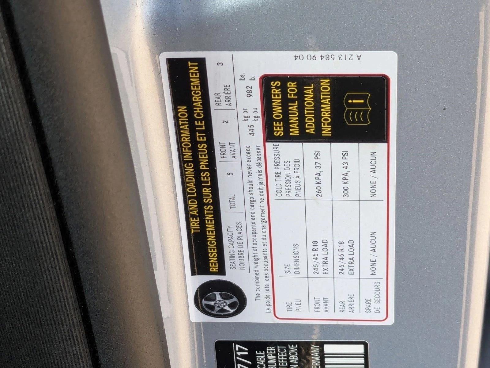 2018 Mercedes-Benz E-Class E 300 RWD Sedan