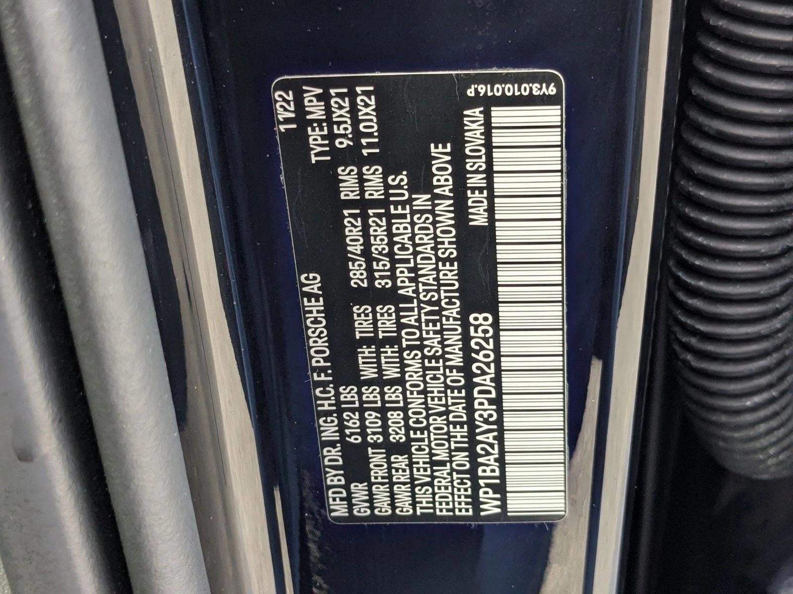 2023 Porsche Cayenne Platinum Edition Coupe AWD